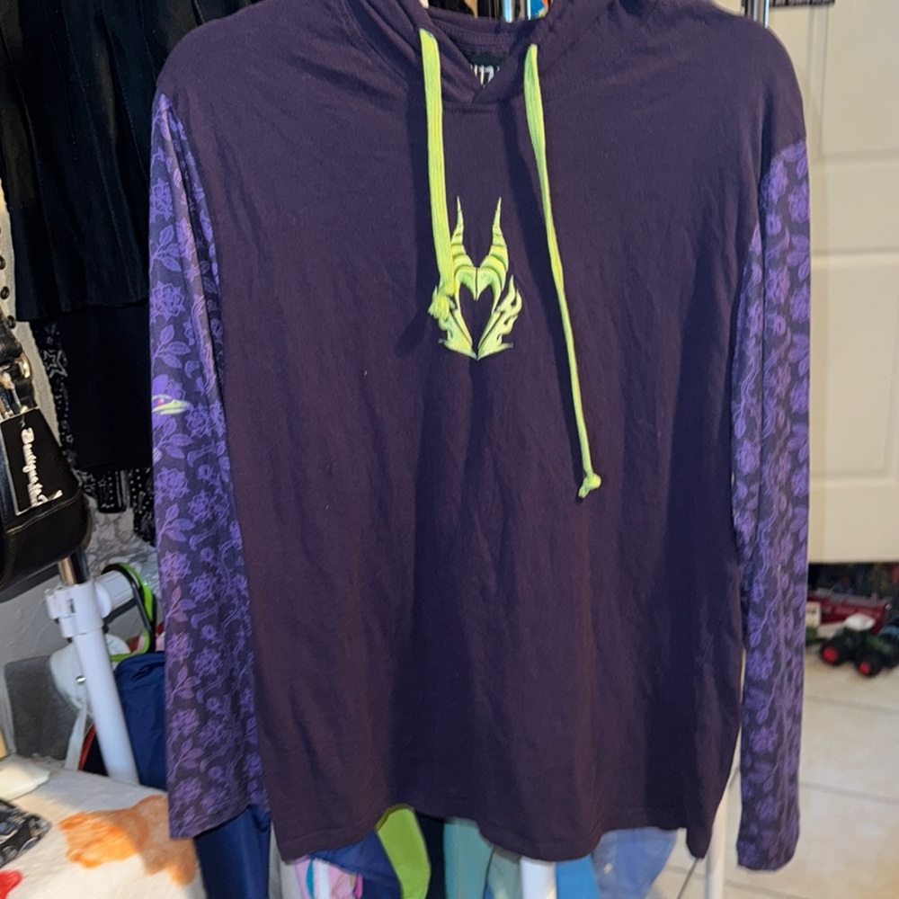 Disney Purple and Green women’s Hoodie